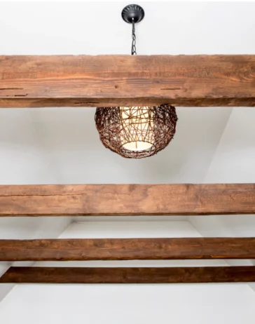 faux wood ceiling beams